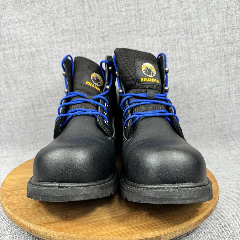 Brahma Boots Men's Size 13 W Gus Steel Toe Work Leather - Picture 3 of 10